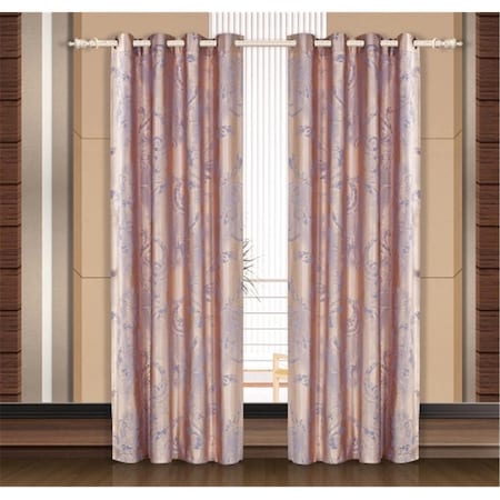 Dwellingdesigns Window Treatment Damask Drapes Pandora Curtain Panel DW31321